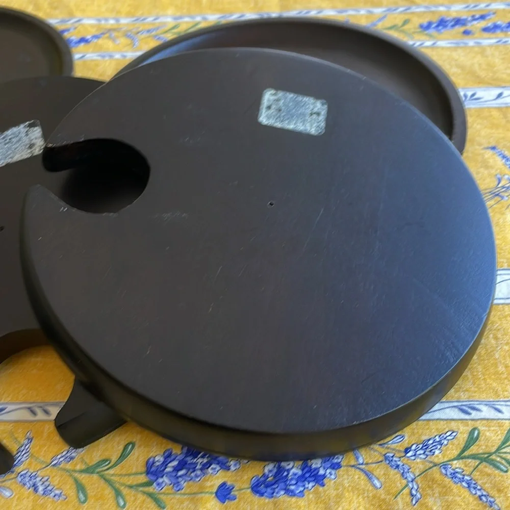 Vintage Pottery Barn Set of 4 Mingling Plates